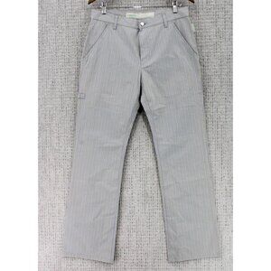 Alberto Golf Pants By Alex Cejka Mens Size 48 Gray Striped Stretch Fit NWT